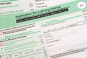 driving licence form d1